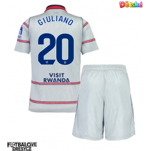 Atletico Madrid Giuliano Simeone #20 Dětské Alternativní dres komplet 2026-27 Krátký Rukáv (+ trenýrky)
